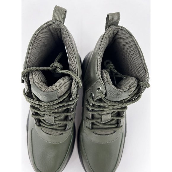 Nike Air Max Goaterra 2.0 Green Youth Size 7Y Boots Leather Black NO SHOE BOX - Picture 11 of 11